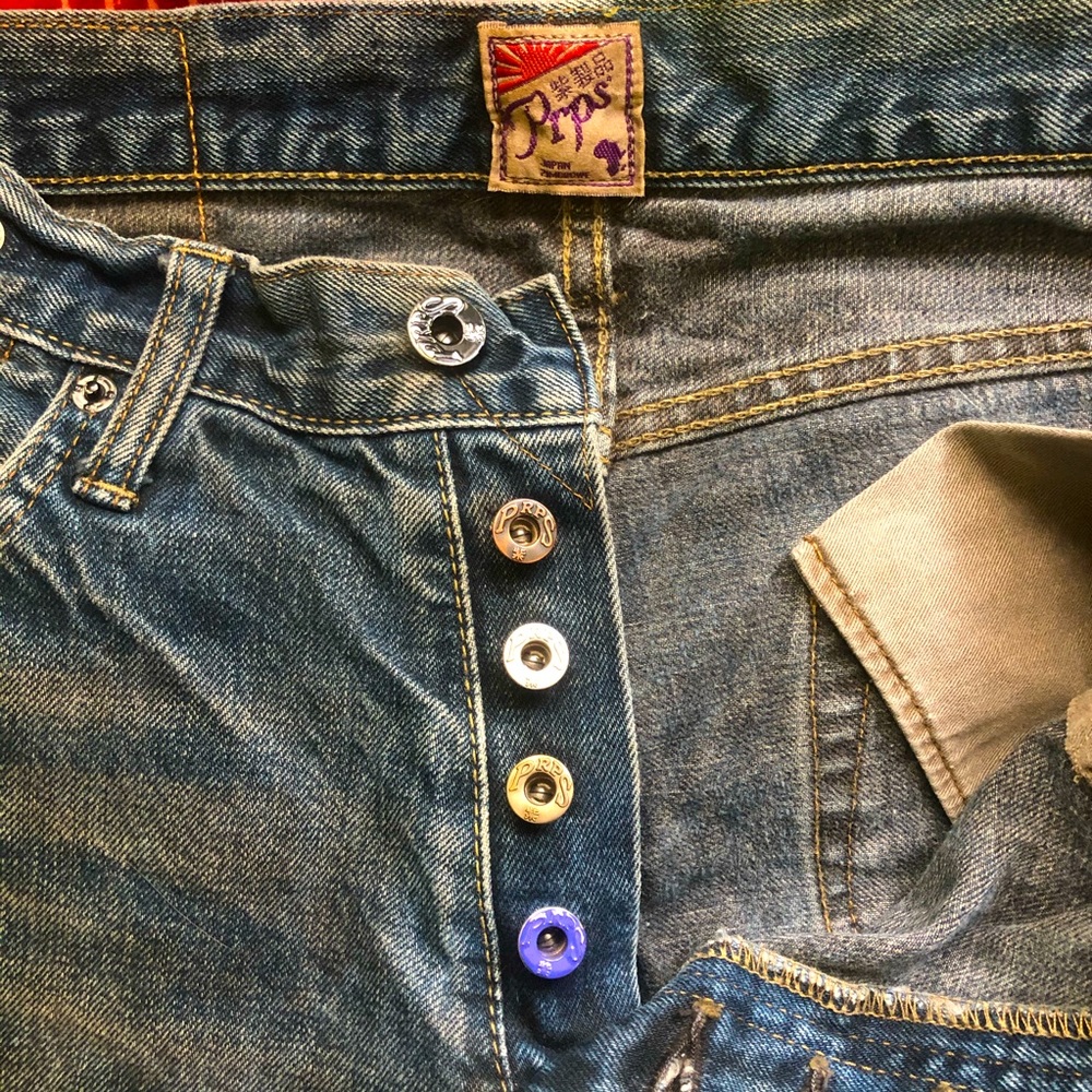PRPS men’s Japanese distressed jeans